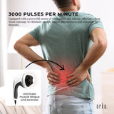 Orku Full Body Vibration Handheld Massager - 4 Heads Neck Shoulders Back Legs - Top-Down View