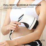 Full Body Vibration Handheld Massager - 4 Massage Heads Neck Shoulders Back Legs - Front View