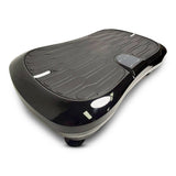 Black Mini Vibration Plate + Remote + Bands - Exercise Platform Plate - Front View