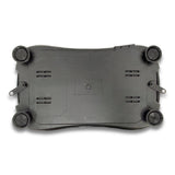 Black Mini Vibration Plate + Remote + Bands - Exercise Platform Plate - Top-Down View