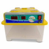 Electric 8 Egg Incubator + Candler Hatching Eggs Chicken Quail Duck - Rear View