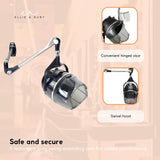 Ellie & Ruby Hanging Hooded Hair Dryer Wall Mounted Bonnet Hood Salon Hairdryer - Top-Down View