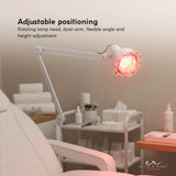 Ellie & Ruby Infrared Heat Floor Lamp 275W Mobile Dimmable Home Salon Treatment - Top-Down View