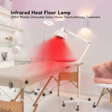 Infrared Heat Floor Lamp 275W Mobile Dimmable Salon Home Thermotherapy Treatment - Front View