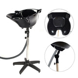 Large Portable Hairdressing Salon Basin Deep Hair Washing Sink Shampoo Wash Bowl - Low Angle
