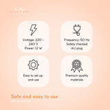 5x Magnifying Lamp Fluorescent Salon Light Glass Beauty Floor Stand Magnifier - Low Angle