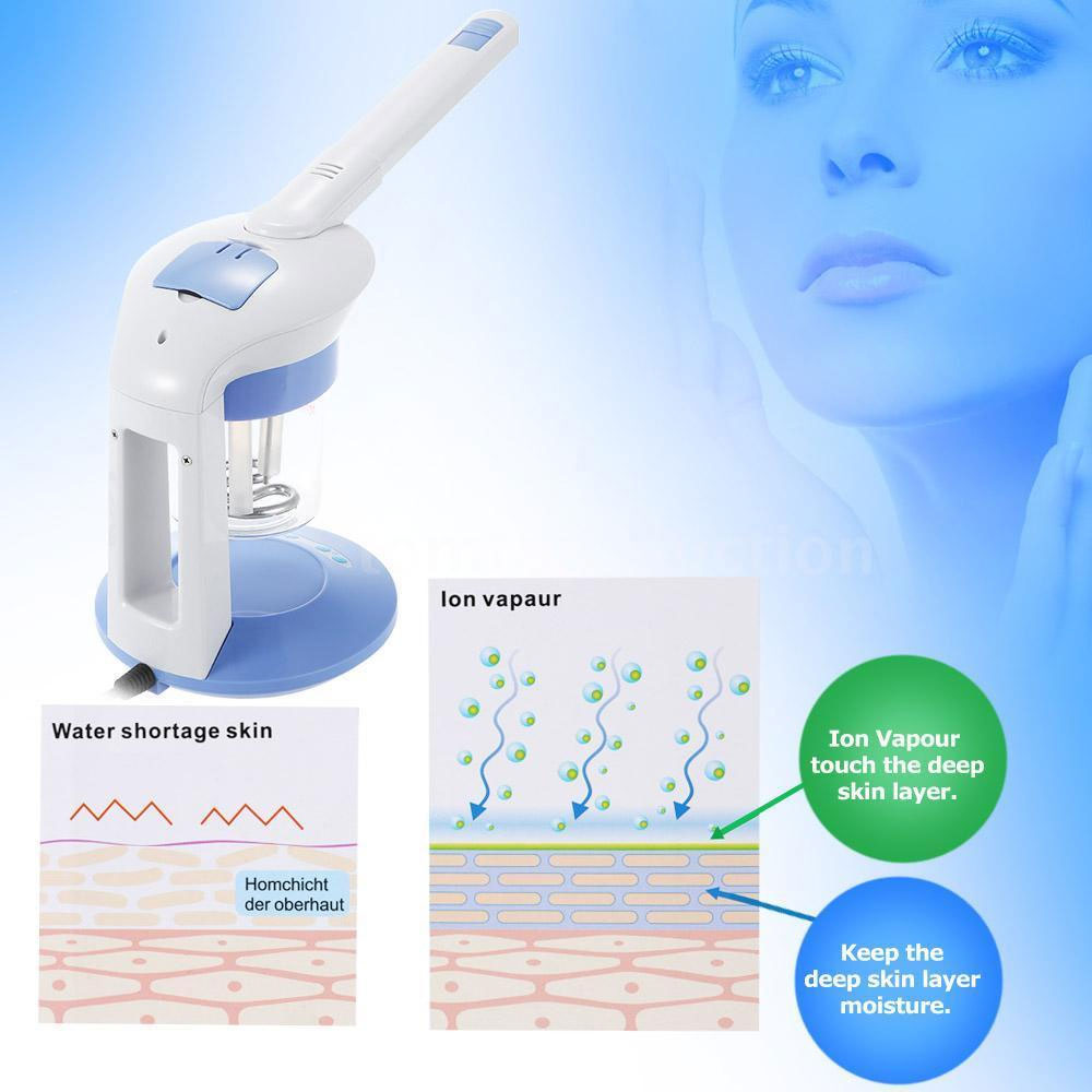 Portable 2-in-1 Hair and Facial Steamer with Ozone Function for Home Use