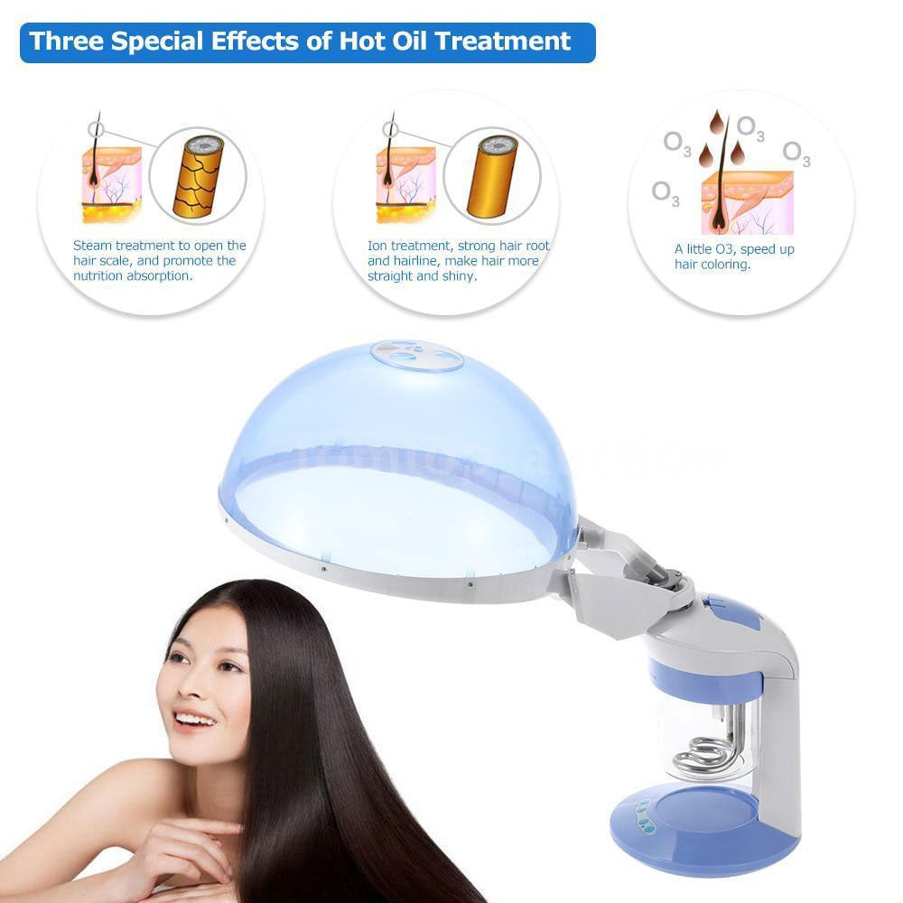 Portable 2-in-1 Hair and Facial Steamer with Ozone Function for Home Use