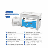4.5L High-Frequency Ultrasonic Jewelry Cleaner - Advanced Digital Cleaning System - Extra Image