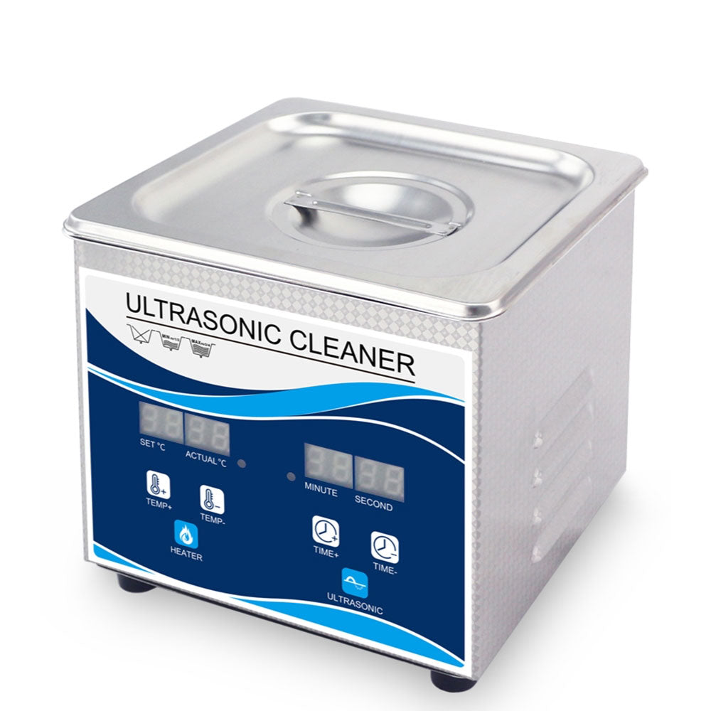 1.3L Advanced Digital Ultrasonic Jewelry Cleaner with Heating & Degas Function