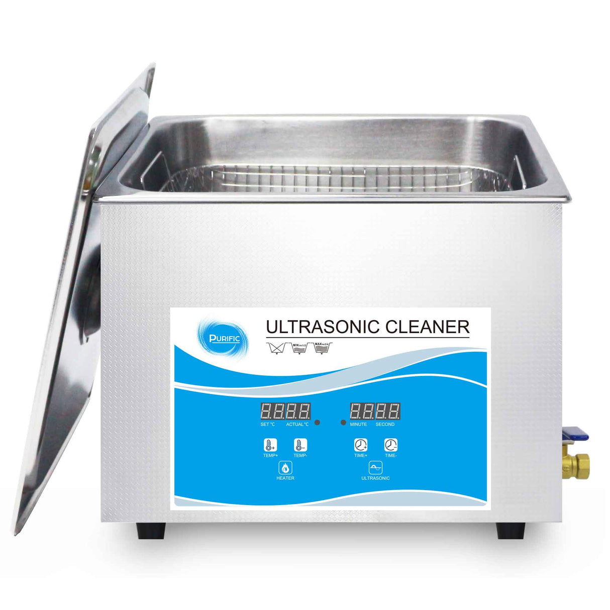 6.5L Digital Ultrasonic Jewelry Cleaner with Heating and Degas Functions