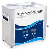 6.5L Digital Ultrasonic Jewelry Cleaner with Heating and Degas Functions - Front View