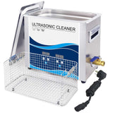 6.5L Digital Ultrasonic Jewelry Cleaner with Heating and Degas Functions - Side View