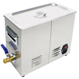 6.5L Digital Ultrasonic Jewelry Cleaner with Heating and Degas Functions - 45-Degree Angle
