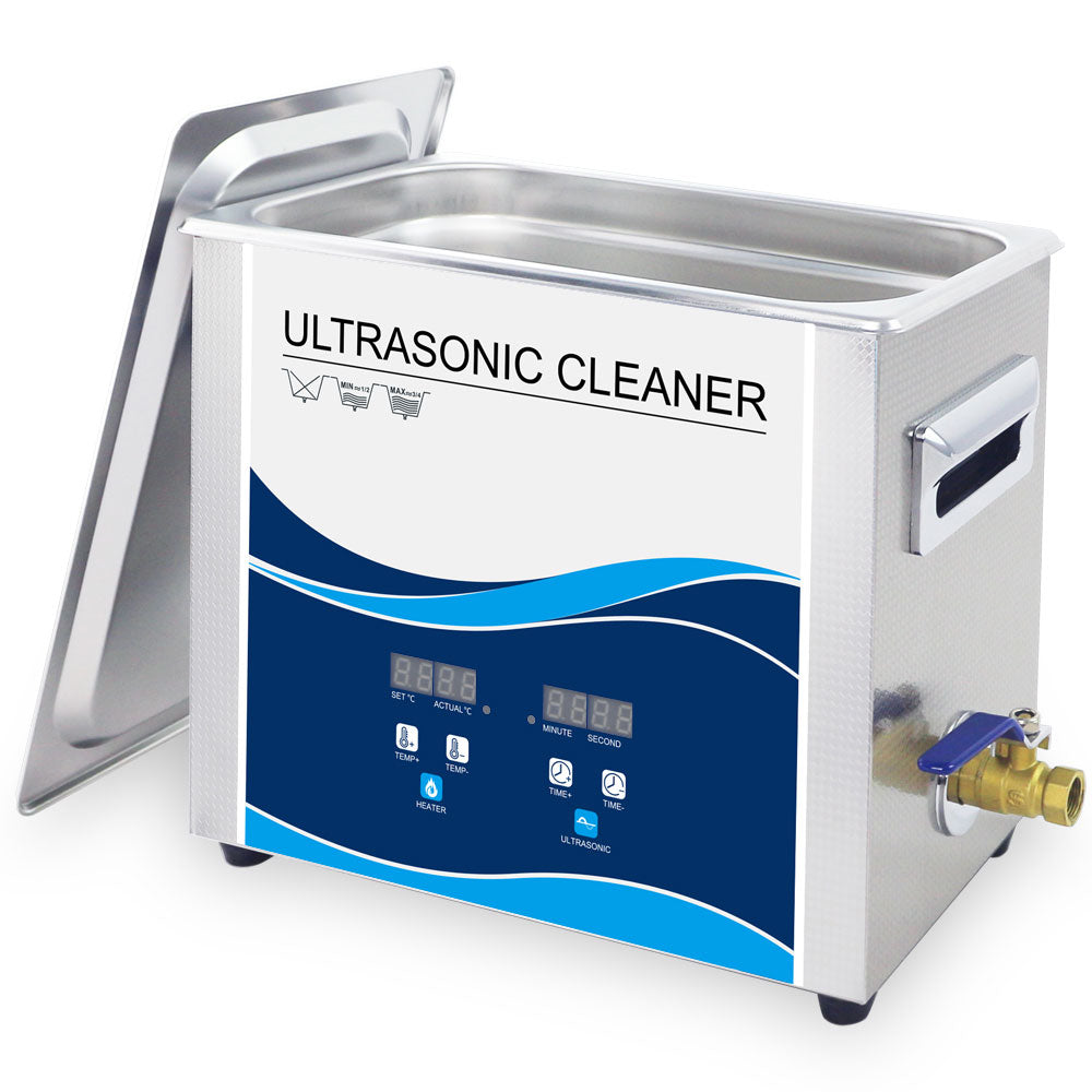 6.5L Digital Ultrasonic Jewelry Cleaner with Heating and Degas Functions