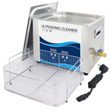 15L High-Frequency Ultrasonic Jewelry Cleaner with Digital Control and Degas Function - Side View