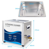 15L High-Frequency Ultrasonic Jewelry Cleaner with Digital Control and Degas Function