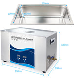 30L Professional Digital Ultrasonic Cleaner for Jewelry and Delicate Items with Heating and Degas Functions - Side View