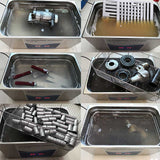 30L Professional Digital Ultrasonic Cleaner for Jewelry and Delicate Items with Heating and Degas Functions - Rear View
