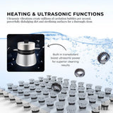 30L Professional Digital Ultrasonic Cleaner for Jewelry and Delicate Items with Heating and Degas Functions
