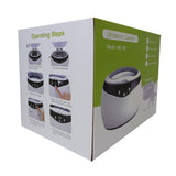650ml Portable Ultrasonic Jewelry Cleaner with Digital Controls and Heating Function - 45-Degree Angle