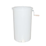 2 Frame Honey Extractor Plastic Two Manual Spinner Crank Honey Bee Beekeeping - Low Angle