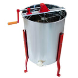 4 Frame Honey Extractor Stainless Four Manual Spinner Crank Honey Bee Beekeeping - Front View