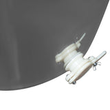 3 Frame Honey Extractor Stainless Manual Spinner Crank Honey Bee Hive Beekeeping - Side View