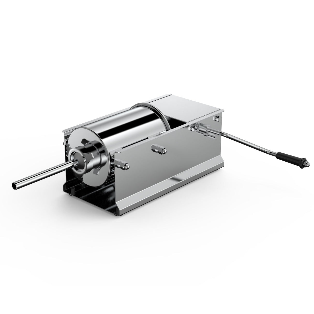 3L Stainless Steel Manual Sausage Stuffer - Horizontal Meat Press Machine