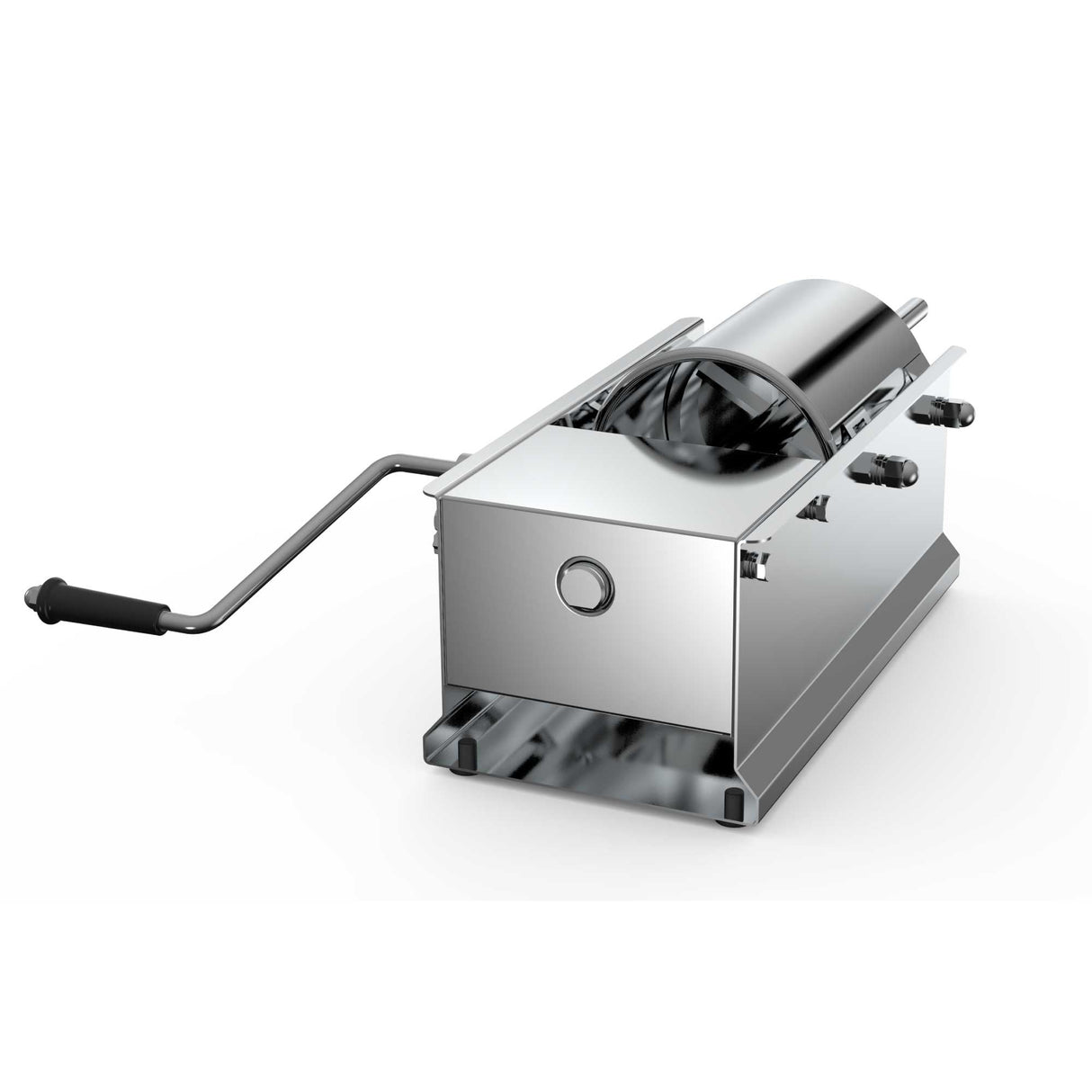 3L Stainless Steel Manual Sausage Stuffer - Horizontal Meat Press Machine
