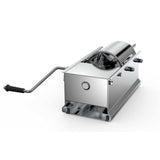 3L Stainless Steel Manual Sausage Stuffer - Horizontal Meat Press Machine - Side View
