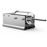 7L Stainless Steel Manual Sausage Stuffer - Horizontal Meat Filler Machine - Top-Down View