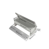 8L Automatic Chook Chicken Feeder Poultry Auto Treadle Aluminium Metal Coop - Close-Up Angle