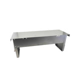 6.5L Automatic Chook Chicken Feeder Poultry Auto Treadle Galvanised Metal Coop - 45-Degree Angle
