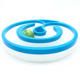 Interactive Cat Track Circle with LED  Sound Light Rolling Ball - Chase Play Toy - Front View