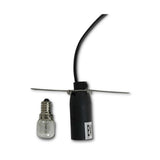 12V 12W Fire Bowl Himalayan Pink Salt Lamp Carved Rock Crystal Light Bulb On/Off - Extra Image