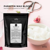 400g Paraffin Wax Blocks - Refined Hard Unscented 60/62 Chunk Candle Soap Making - Front View
