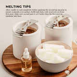 1Kg Paraffin Wax Blocks - Refined Hard Unscented Chunks 60/62 Candle Soap Making - Close-Up Angle