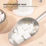 2Kg Paraffin Wax Blocks - Refined Hard Unscented Chunks 60/62 Candle Soap Making - 45-Degree Angle