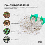 Orku 100L Perlite Coarse Premium Soil Expanded Medium Plants Hydroponics Bulk - Rear View