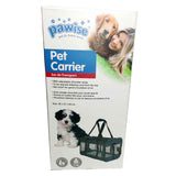 Pet Travel Bag Dog Cat Puppy Portable Foldable Carrier Large Shoulder Black Sac - Front View