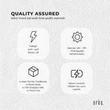 Sonic Electric Toothbrush White - Waterproof USB Charging 5 Modes 2 Heads + Case - Extra Image