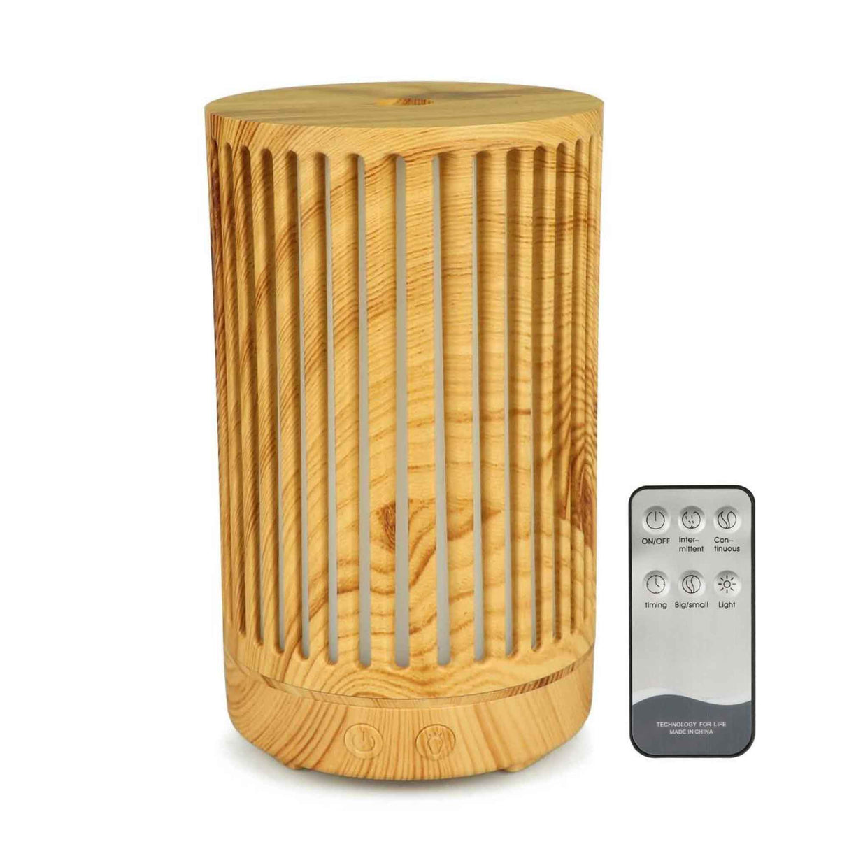 Remote Control Essential Oil Diffuser - 200ml Ultrasonic Aromatherapy Humidifier with Color-Changing Light
