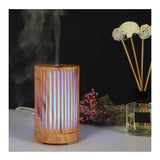 Remote Control Essential Oil Diffuser - 200ml Ultrasonic Aromatherapy Humidifier with Color-Changing Light - Low Angle