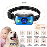 Smart Bark Control Collar - Rechargeable, Waterproof, Vibration Detection for Dogs - Side View