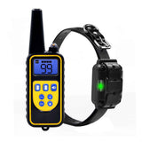 Dog Bark Collar - 1x 800m Range Receiver Vibration Sound Light Training Device - Side View