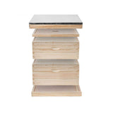 8 Frame Double Beehive Box 16 Frames Australian Bee Hive Langstroth Beekeeping - Front View