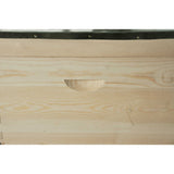 8 Frame Double Beehive Box 16 Frames Australian Bee Hive Langstroth Beekeeping - Close-Up Angle