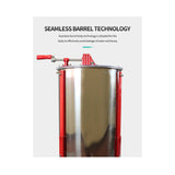 2 Frame Honey Extractor Stainless Manual Spinner Crank Honey Bee Hive Beekeeping - Close-Up Angle