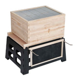 Plastic Beehive Stand 10 Frame Langstroth Bee Hive Base Ant Tool Beekeeping - 45-Degree Angle